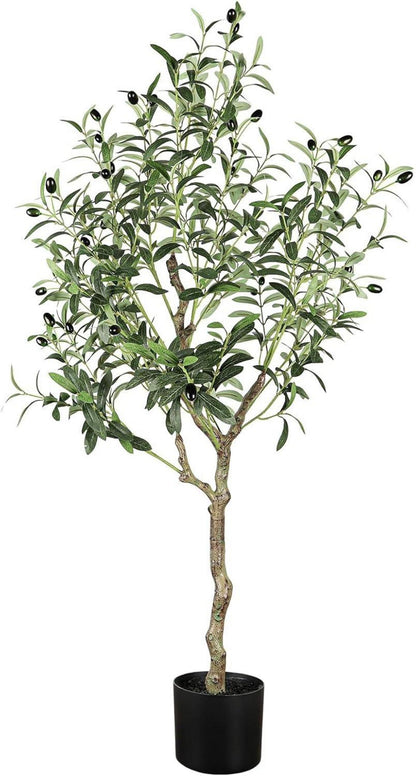 Künstlicher Olivenbaum 120cm groß Kunstpflanze Wohnzimmer Büro