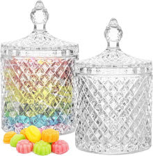 Süßigkeiten Glas Dose Kristallglas Bonbongeschirr Dome