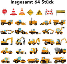 Catelves Tortendeko Baustelle Traktor Bagger Junge