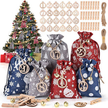 DIY Adventskalender zum Befüllen Hanfseil & Holzzahlen