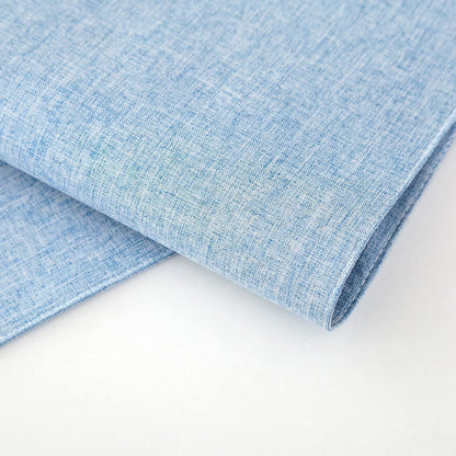 Platzsets Stoff Hellblau 4er Set 33 x 48 cm Abwaschbar