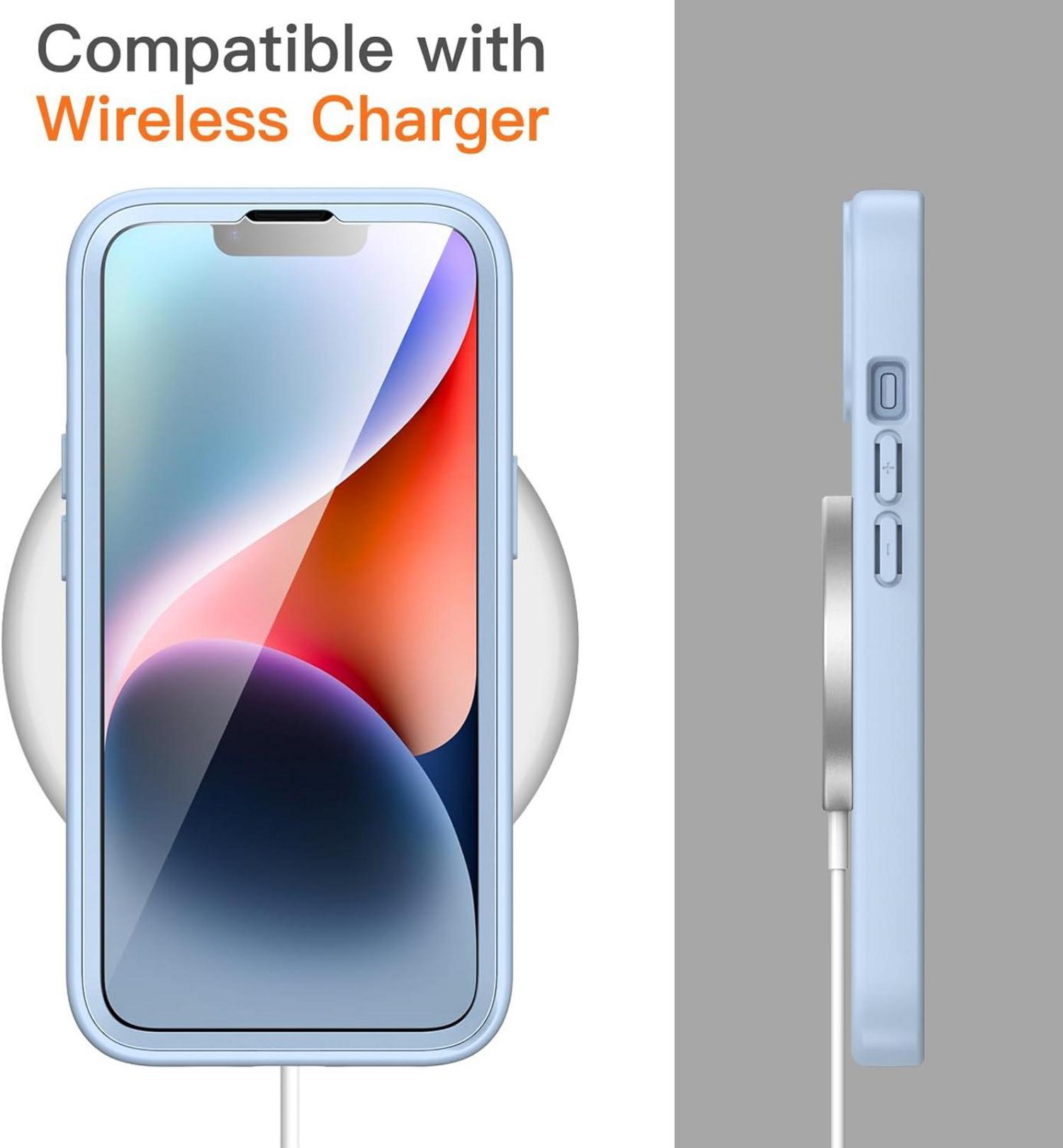 iPhone 14 6,1 Hülle Anti-Kratzer 360 Grad Displayschutz Transparent