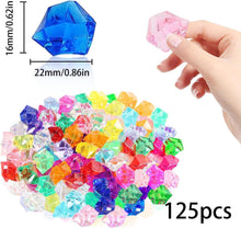 125 Stück Große Edelsteine Kinder Acryl Diamanten Set