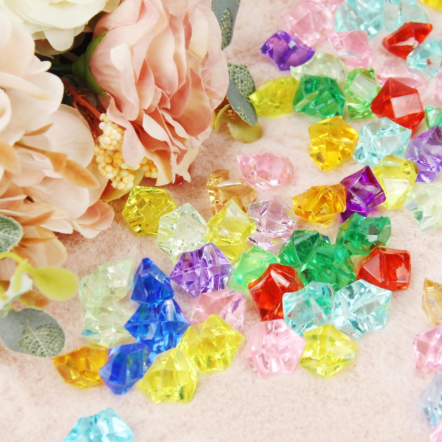 Kinder Diamanten Edelsteine Set - 125 Stück Acryl Gemischte Farbe