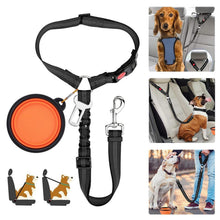 Hundesicherheitsgeschirr & Napf Set für Auto – 1+1