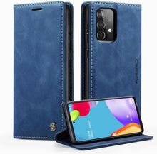 Handyhülle Samsung Galaxy A52S 5G Flip Case Leder Blau