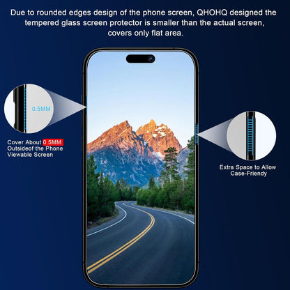 Displayschutzfolie iPhone 15 Panzer Schutz Glas 3 Stk. Klar