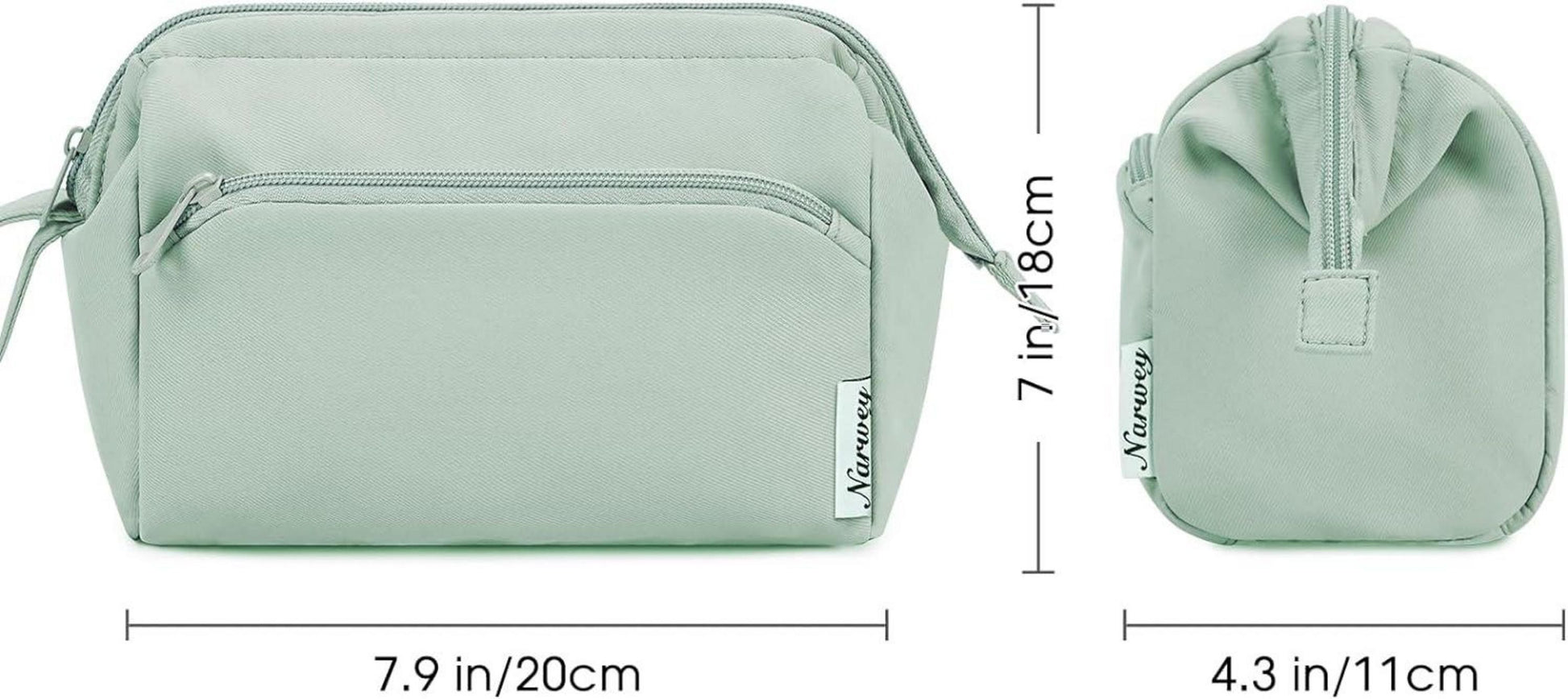 Narwey Kulturtasche Damen Groß Kosmetiktasche Make-up-Taschefrauen