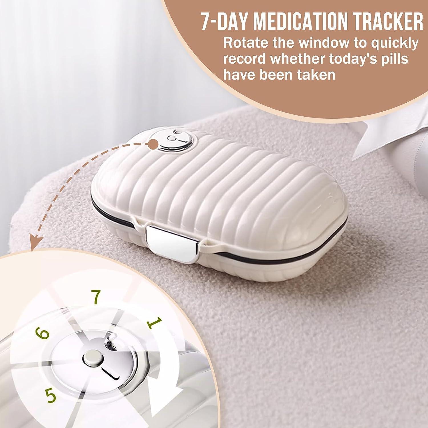 Travel Pill Organizer Pill Box Tablettenbox Reise Organizer