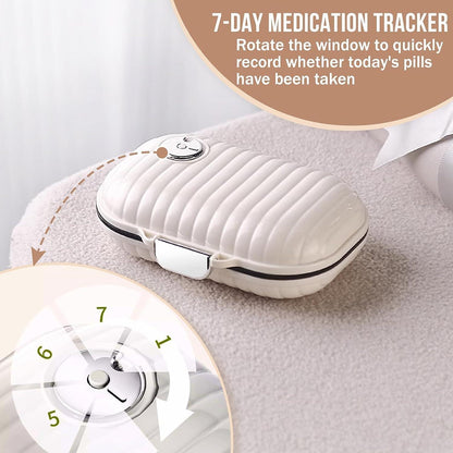 Travel Pill Organizer Pill Box Tablettenbox Reise Organizer