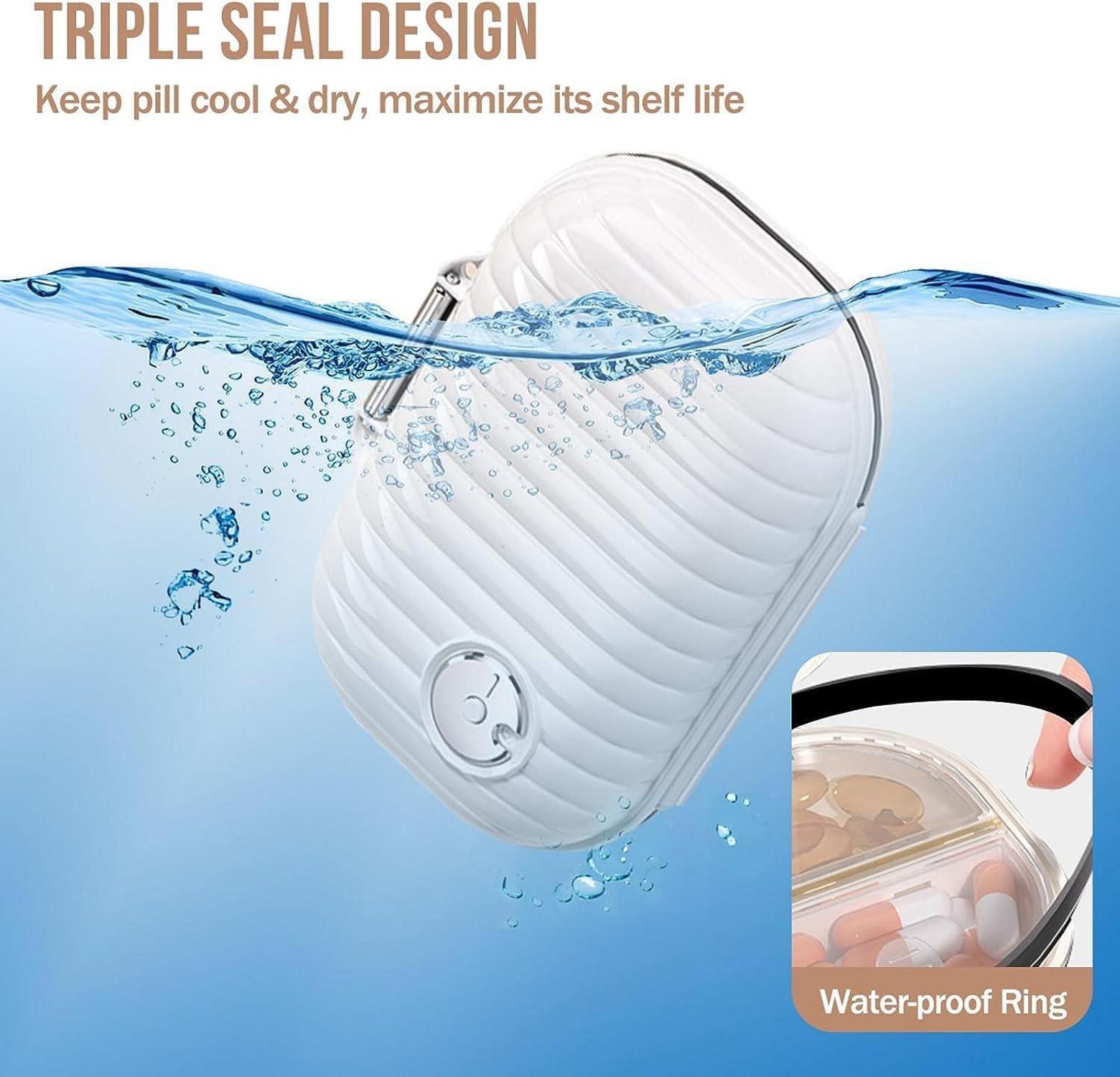 Pill Organizer Box Tablettenbox Reise Tägliches Gebrauch