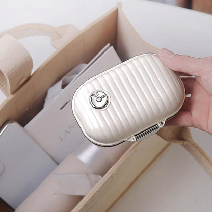 Pill Organizer Box Tragbare Pillendose Tablettenbox Reise Tägliches