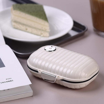 Ptyism Pill Organizer Box Tablettenbox Reise 7 Fächer wasserdicht