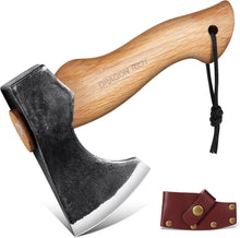 DRAGON RIOT Camping Axt Survival 22cm Handgeschmiedet Mini Beil