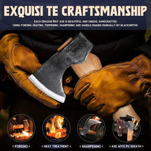 DRAGON RIOT Survival Axt Beil 22cm Outdoor Mini Bushcraft