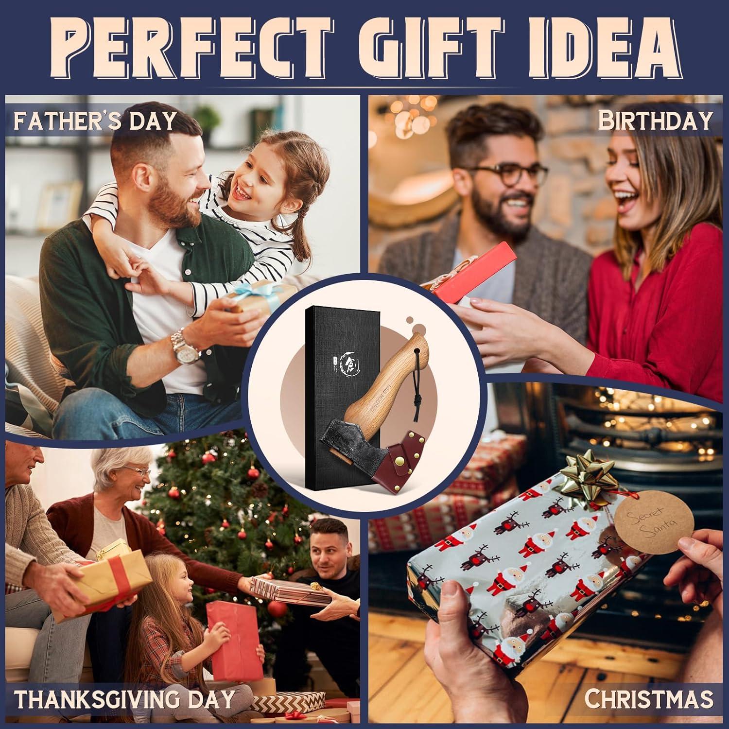 DRAGON RIOT Axt Beil Klein Survival 22cm Outdoor Handgeschmiedet Mini Bushcraft