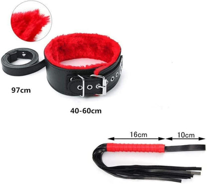 MEYDLL Bondage Set 11-teilig Handschellen Fesseln Augenbinde Mundfesseln