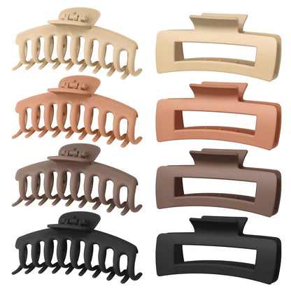 8er Set Haarklammern Vintage-Design Rutschfest 11cm