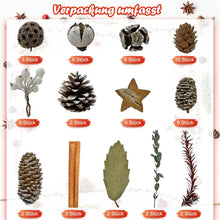 Pextian Adventskranz Deko Set 68PCS Weihnachtsdeko