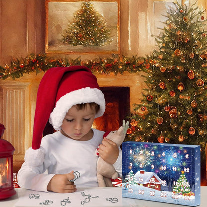 GEEKEO Metallpuzzle Adventskalender 2024 Knobelspiele