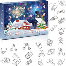 24-tägiger GEEKEO Metallpuzzle Adventskalender