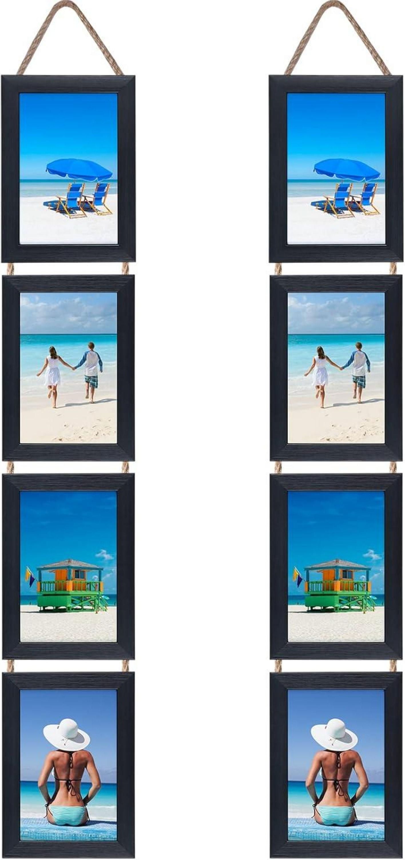 10x15 Rustikale Collage-Bilderrahmen-Set für Wanddekoration