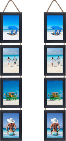 10x15 Rustikale Collage-Bilderrahmen-Set für Wanddekoration