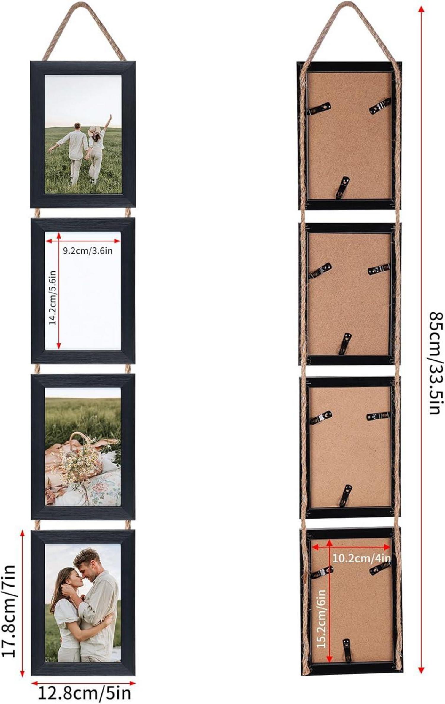 EYMPEU 10x15 Collagerahmen Set - Rustikale vertikale
