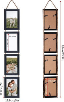 EYMPEU 10x15 Collagerahmen Set - Rustikale vertikale