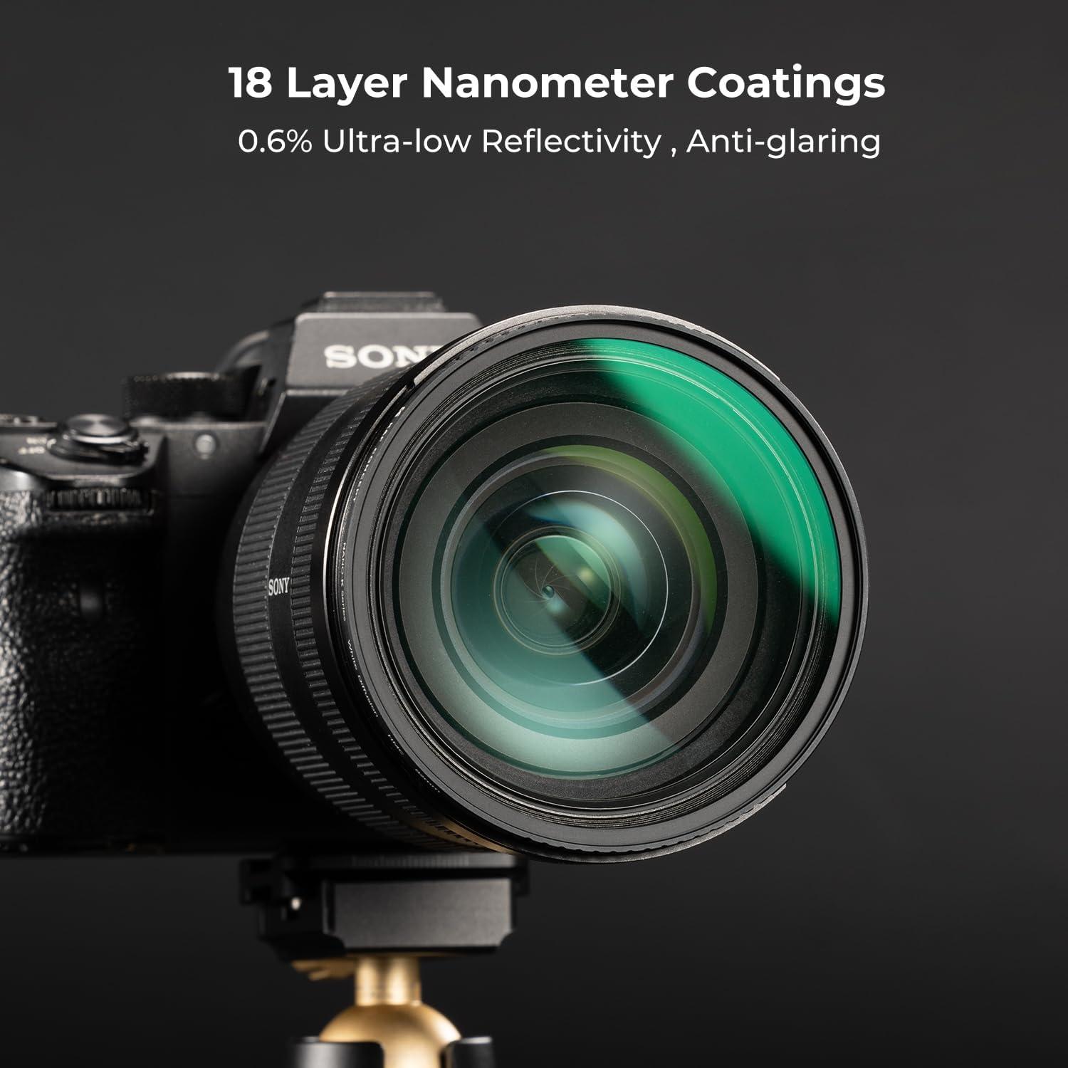 Nebelfilter 49mm AGC-Glas 18-fach beschichtet für Porträt