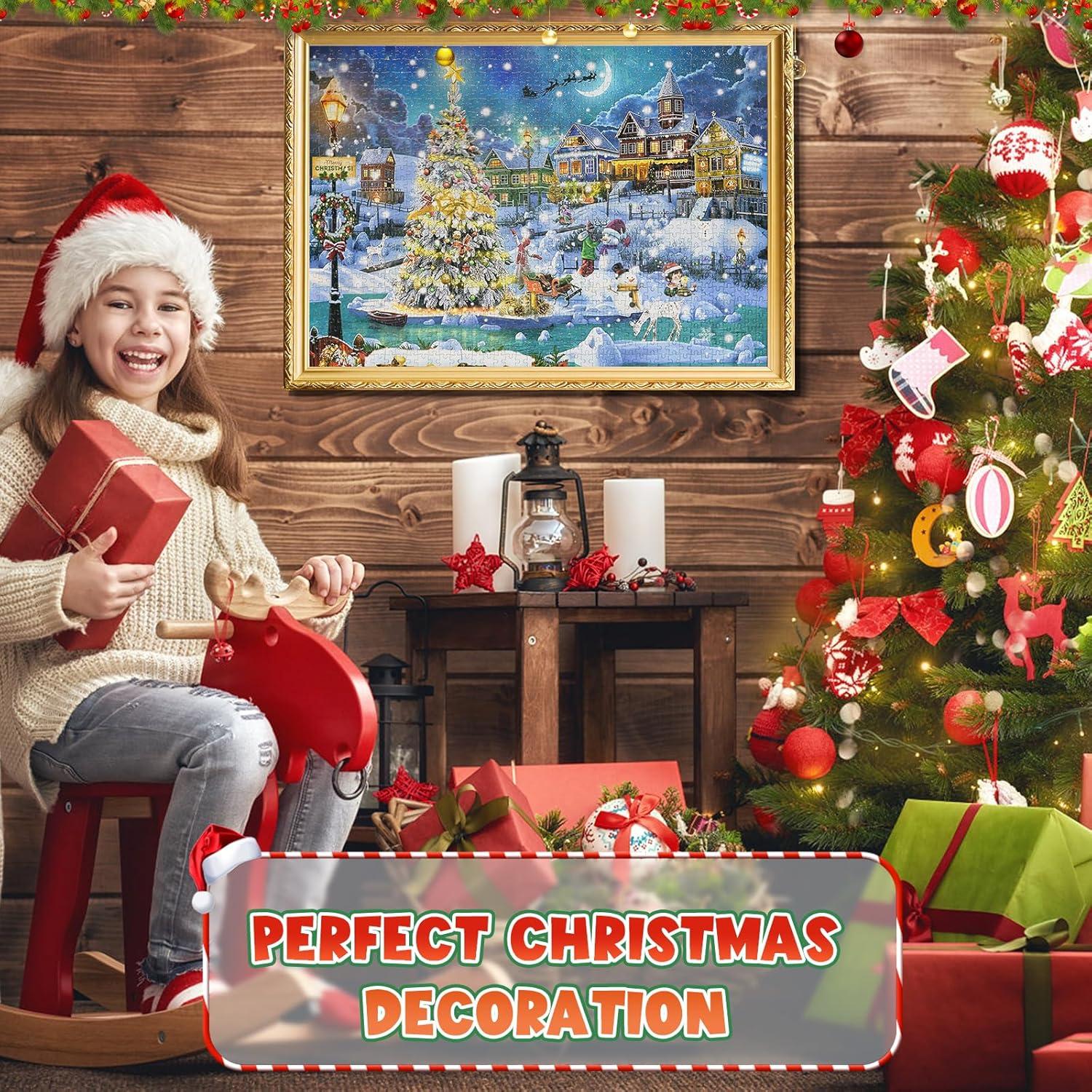 Adventskalender Puzzle 2024 1008 Teile Weihnachtsgeschenke Kinder