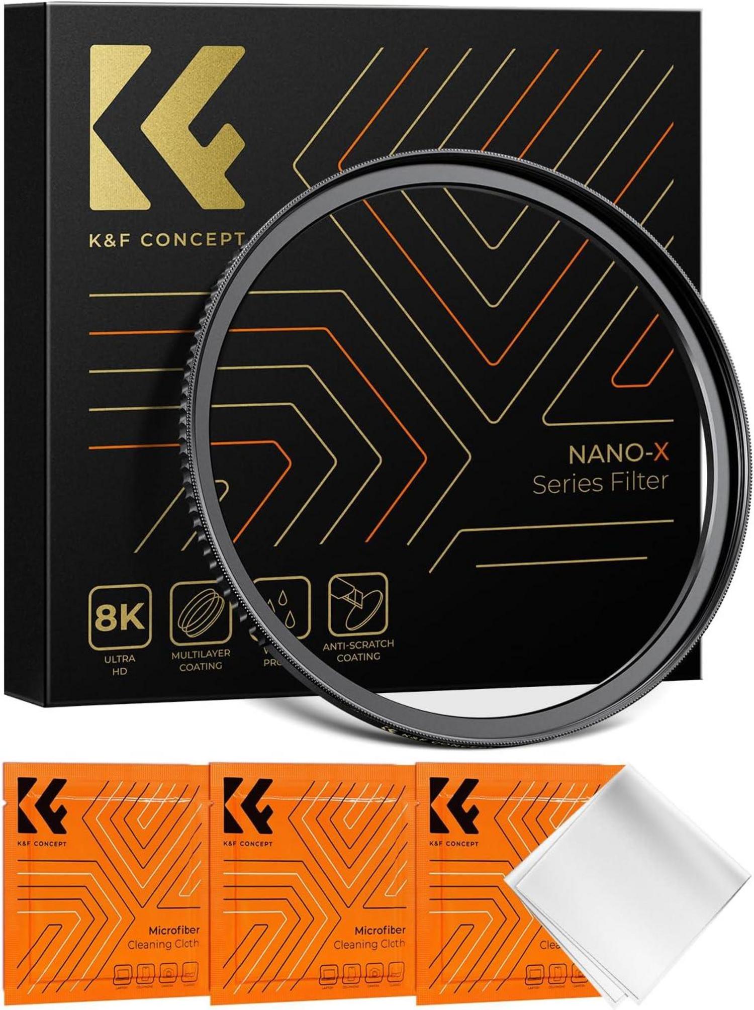 Step Up Filter-Adapterring 77-82mm aus Messing - Set mit 3