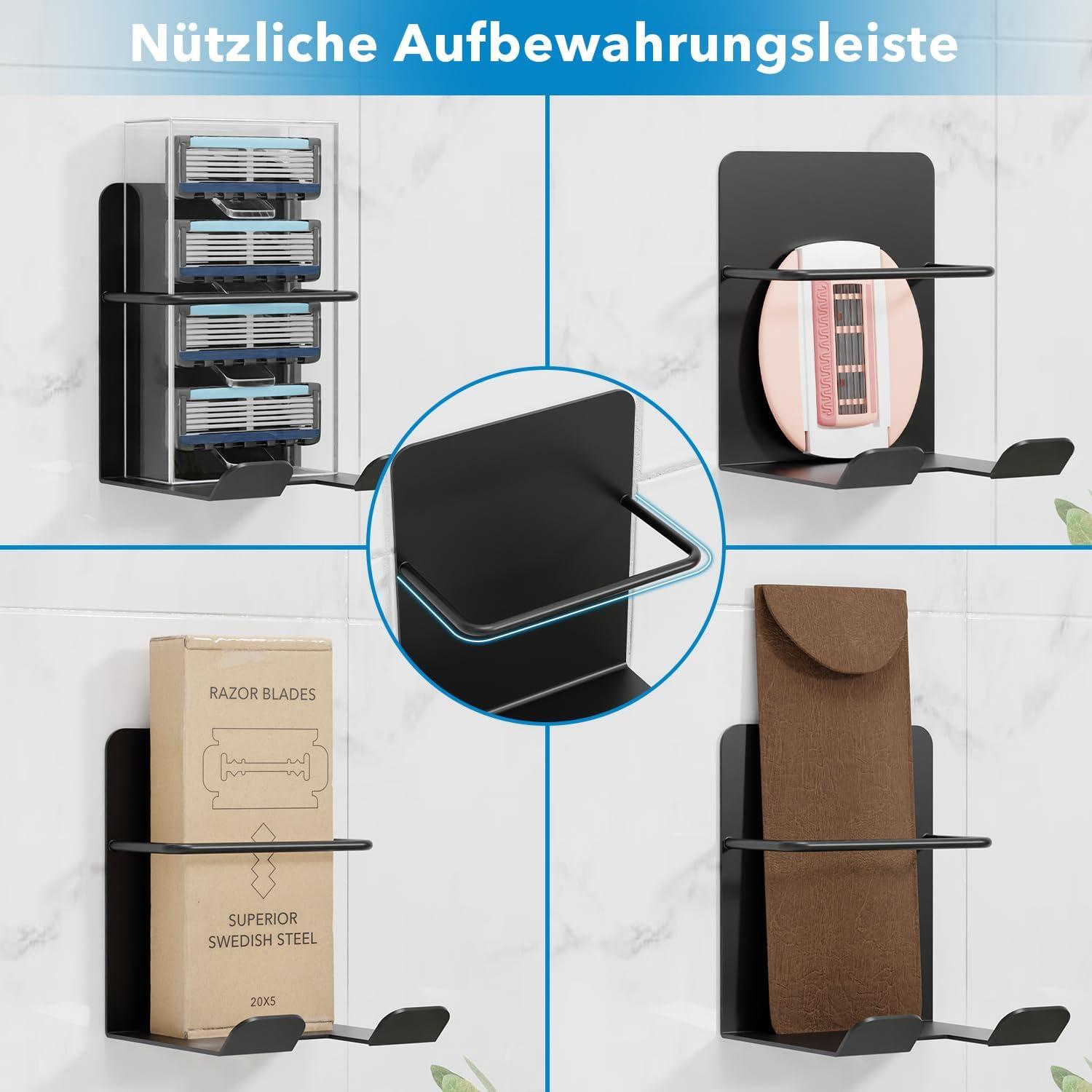 Pickpiff Edelstahl Rasiererhalter mit