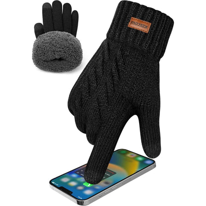 Warme Winterhandschuhe Herren mit Touchscreen Funktion