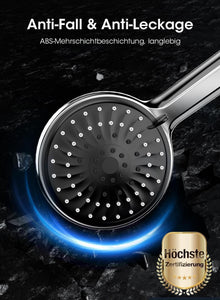 Hochdruck Duschkopf mit chrom ABS-Schlauch & 9.5L/min
