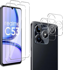 Schutzfolie Panzerglas Realme C53 Kameraschutz 9H Displayschutzfolie