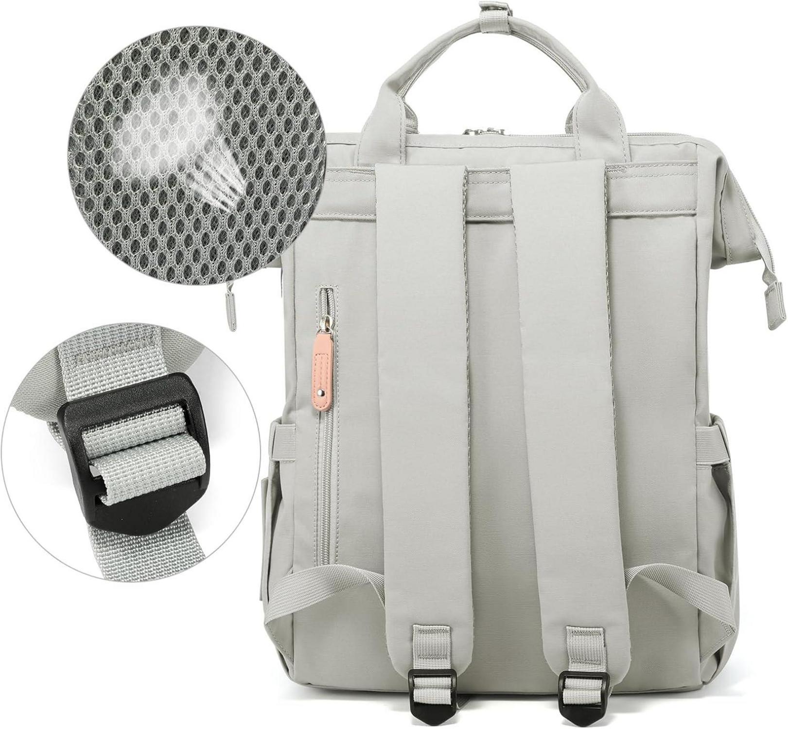 Rucksack Damen Groß Laptop Schulrucksack Mädchen Teenager 15,6 Zoll