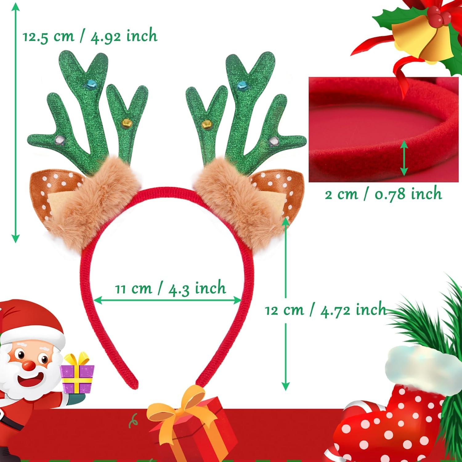 Weihnachten Haarreifen und Brille Set, 20-teilig in