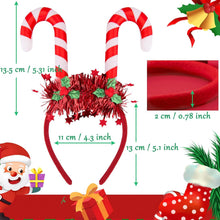 SIQUK 12-teiliges Weihnachts Haarreifen und Brillen Set