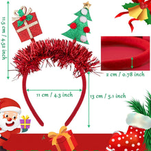 SIQUK 12 Stück Weihnachten Haarreifen und Brillen Rahmen Set