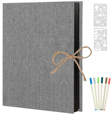 Selbstklebendes Fotoalbum Scrapbook Schwarze Seiten Fotobuch