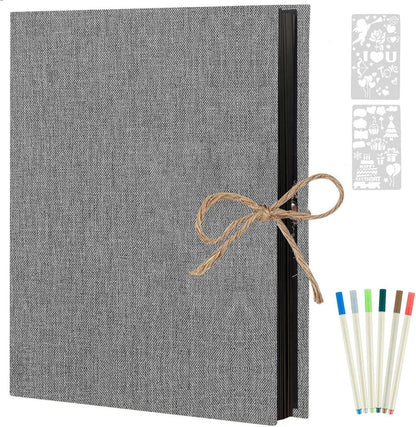 Selbstklebendes Fotoalbum Scrapbook Schwarze Seiten Fotobuch