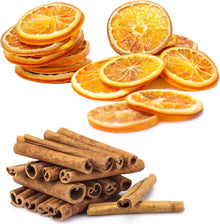 Getrocknete Orangenscheiben Zimtstangen Weihnachtsdeko Potpourri