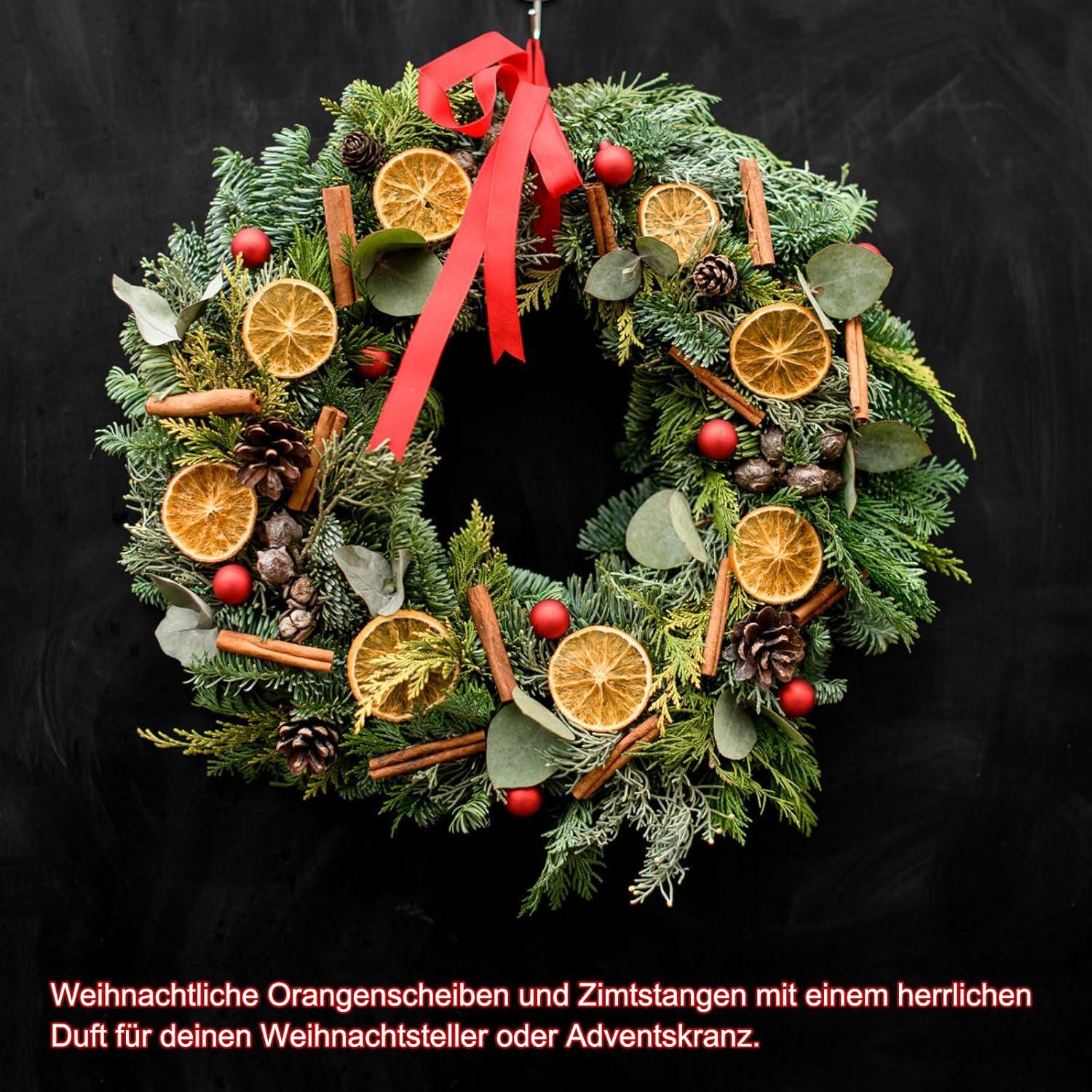 Getrocknete Orangenscheiben Zimtstangen Weihnachtsdeko Potpourri