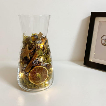52er Set Natürliche Weihnachtsdekoration Potpourri für Adventskranz