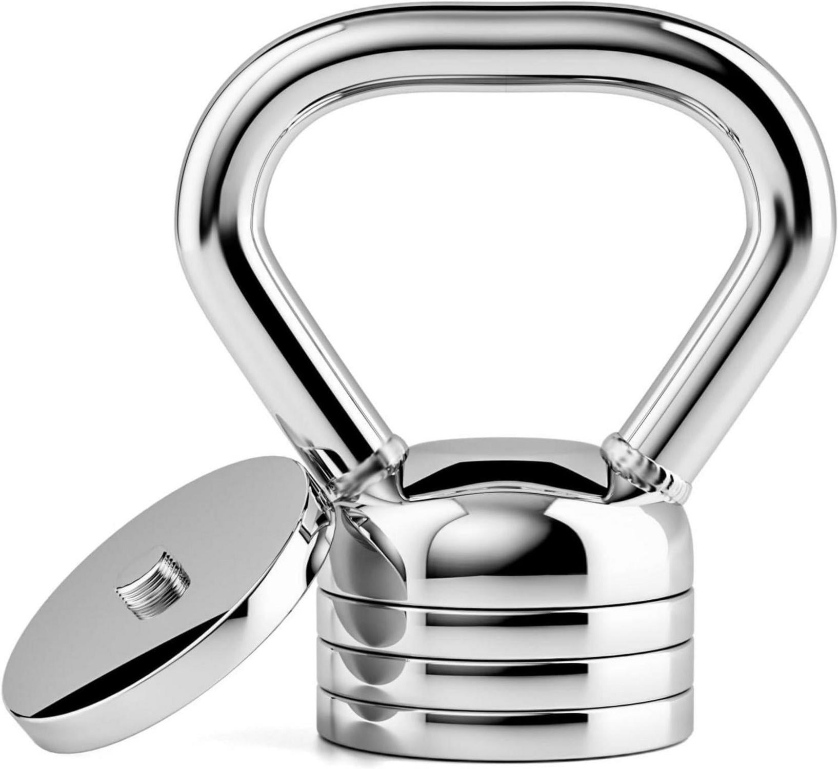 Verstellbare Stahl Kettlebell für Krafttraining Fitness Hause - 10kg