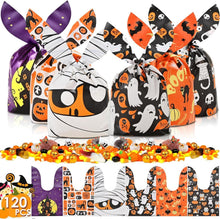 Halloween Süßigkeitentüten 120 Stück verschiedene Designs