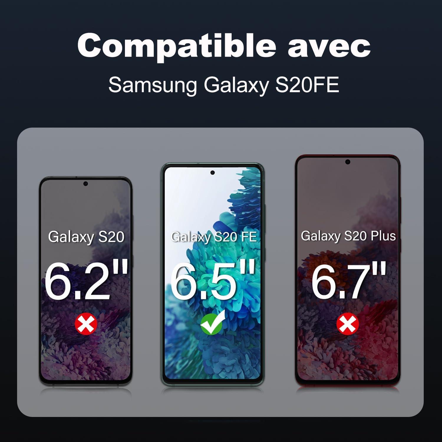 Panzer Schutzfolie Samsung S20 FE Displayschutz 3 Stück 9H