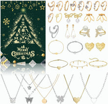 Schmuck Adventskalender 2024 für Frauen Mädchen 24 Überraschungen