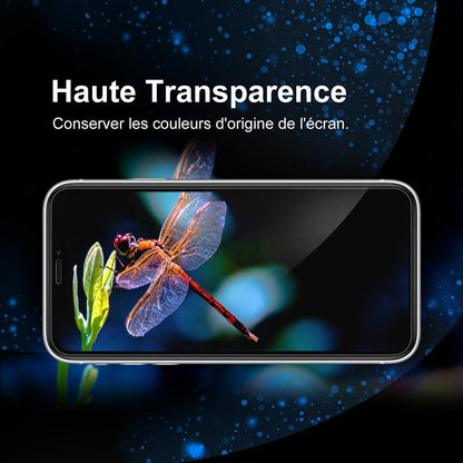 3x Panzer Schutzfolie für iPhone 11 XR, 9H Härte, Ultra Transparent